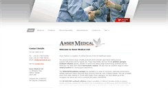 Desktop Screenshot of ansermedical.com