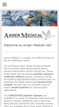 Mobile Screenshot of ansermedical.com