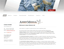 Tablet Screenshot of ansermedical.com